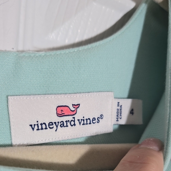 Vineyard Vines Mint Green Embellished Mini Dress Size 4 - Picture 2 of 7